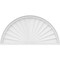 Ekena Millwork Half Round Sunburst Architectural Grade PVC Pediment, 38"W x 19"H x 2"P PEDPS038X190HRO01 - alternate 4